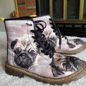 Pug Ankle Booties US 6.5